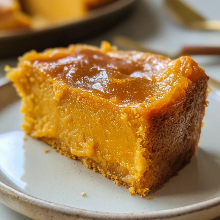 Pumpkin Gooey Butter Cake Recipe