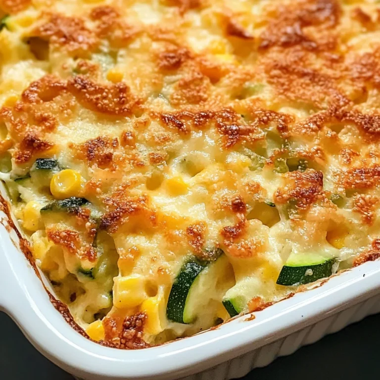 Savory Garden Zucchini Casserole - Alrightwithme