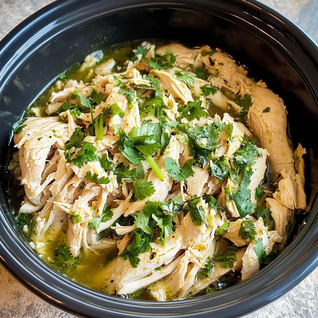 Slow Cooker Cilantro Lime Chicken