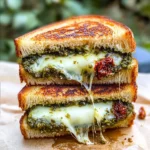 Sourdough Pesto Grilled Cheese