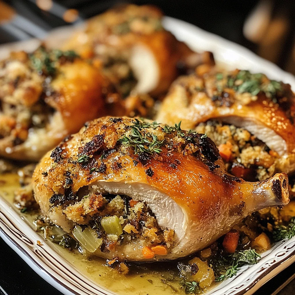 Stuffed Cornish Game Hens