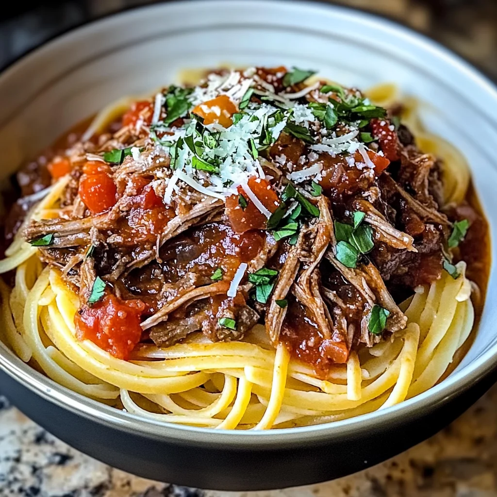 Sunday Slow Cooker Beef Ragu Recipe