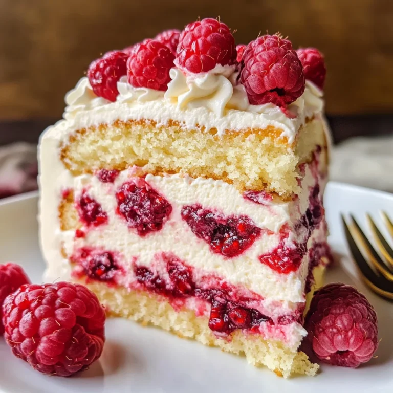 White Chocolate Raspberry Dream Cake