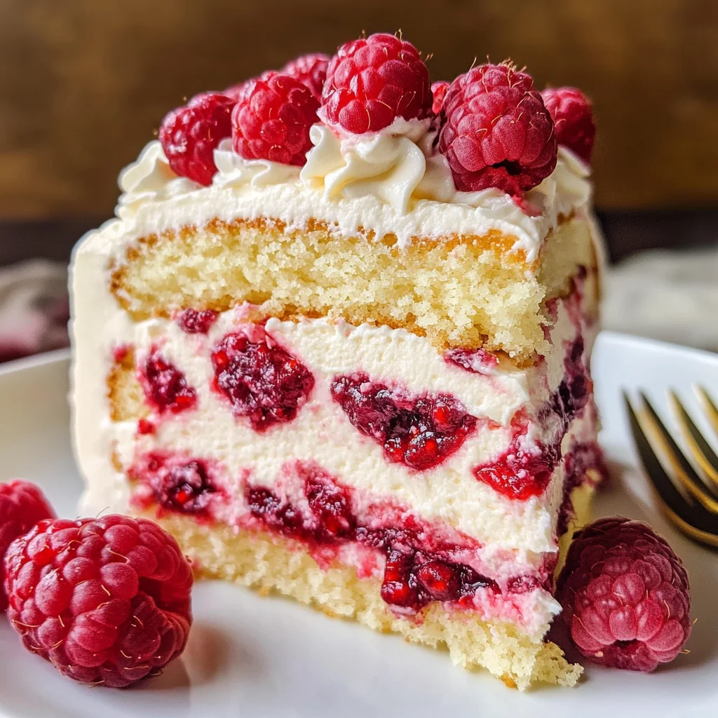 White Chocolate Raspberry Dream Cake