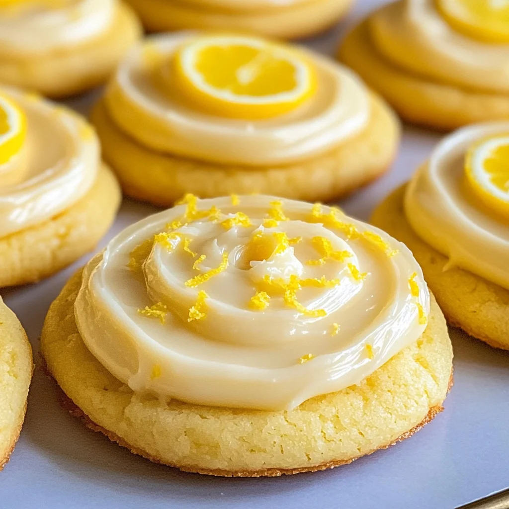 Zesty Lemon Frosted Cookies: A Tangy Delight to Brighten Your Day